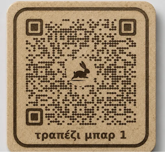 MDF QR Stand